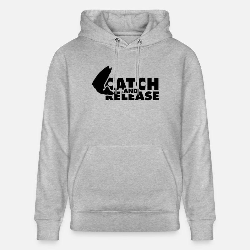 attraper et relâcher - Sweat à capuche bio CRUISER Stanley/Stella Unisexe - gris chiné