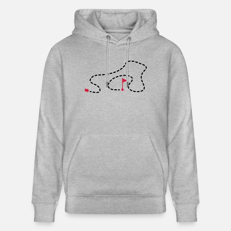 route_1f2 - Sweat à capuche bio CRUISER Stanley/Stella Unisexe - gris chiné