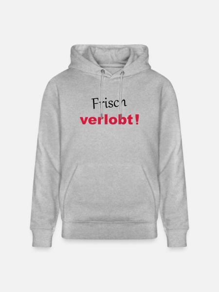 Frisch verlobt! - V2 - Stanley/Stella Unisex Bio-Hoodie CRUISER - Grau meliert