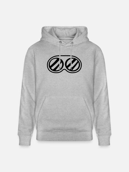 solbriller beskyttelsesbriller øje vision beskyttelse cool - Stanley/Stella CRUISER økologisk unisex-hoodie - grå meleret