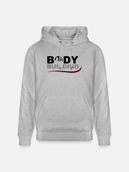 Bodybuilding - Stanley/Stella Unisex Bio-Hoodie CRUISER  - Grau meliert