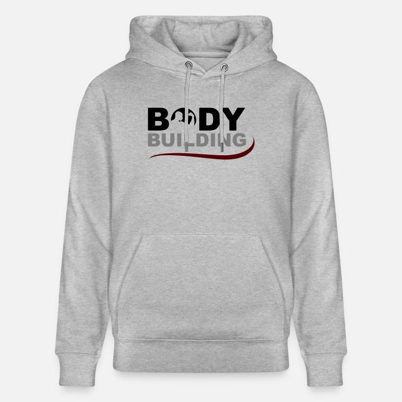 bodybuilding - Sweat à capuche bio CRUISER Stanley/Stella Unisexe - gris chiné
