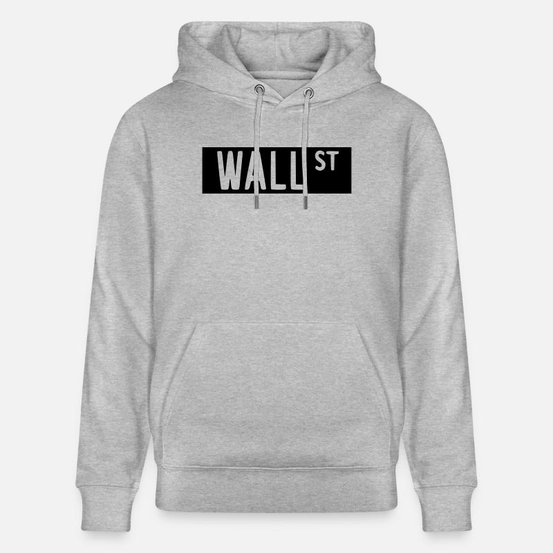 Wall Street 2 - Sweat à capuche bio CRUISER Stanley/Stella Unisexe - gris chiné