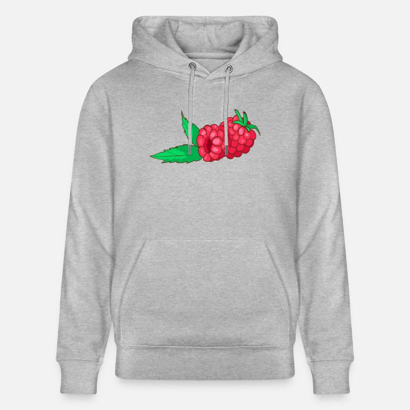 Framboises - Sweat à capuche bio CRUISER Stanley/Stella Unisexe - gris chiné