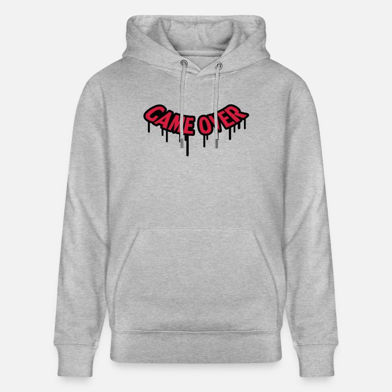 Game Over Graffiti - Sweat à capuche bio CRUISER Stanley/Stella Unisexe - gris chiné