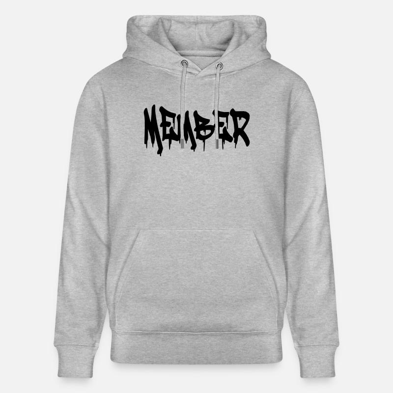 Member Graffiti - Stanley/Stella Unisex Bio-Hoodie CRUISER  - Grau meliert