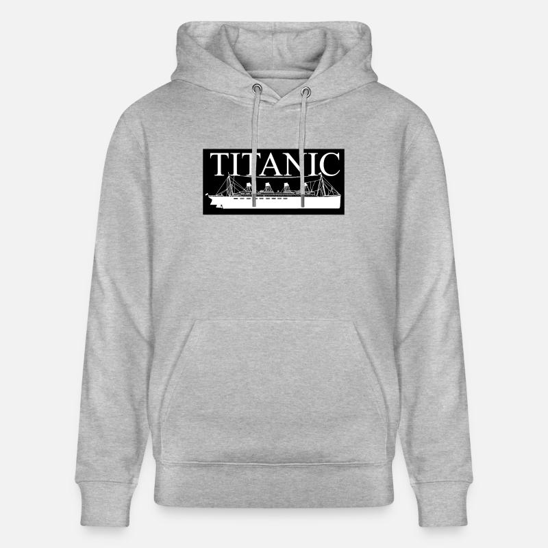 Titanic - Sweat à capuche bio CRUISER Stanley/Stella Unisexe - gris chiné