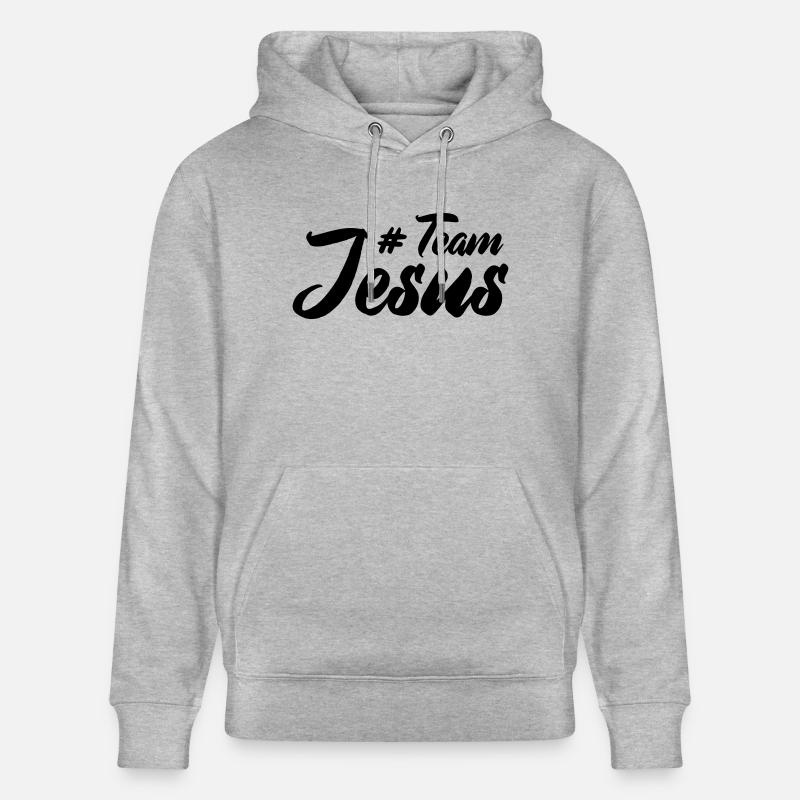 L’équipe Jésus - Sweat à capuche bio CRUISER Stanley/Stella Unisexe - gris chiné