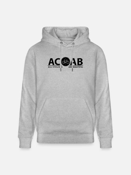 ACAB ALL CYCLISTS - Sweat à capuche bio CRUISER Stanley/Stella Unisexe - gris chiné