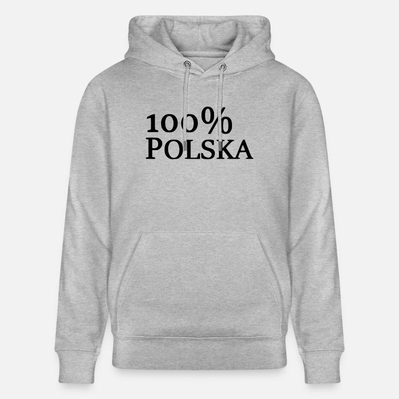 100% T-shirt polonais - Sweat à capuche bio CRUISER Stanley/Stella Unisexe - gris chiné