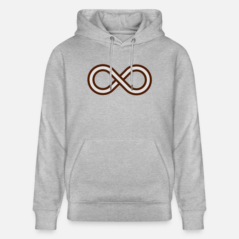 Infinity loop - Sweat à capuche bio CRUISER Stanley/Stella Unisexe - gris chiné