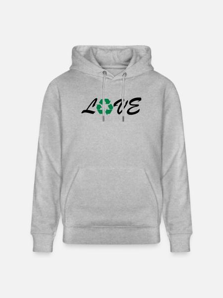 recycling - Stanley/Stella Unisex Bio-Hoodie CRUISER  - Grau meliert