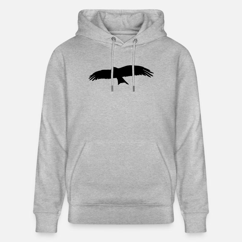 Oiseau - Sweat à capuche bio CRUISER Stanley/Stella Unisexe - gris chiné