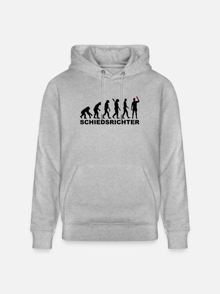 Schiedsrichter - Stanley/Stella Unisex Bio-Hoodie CRUISER - Grau meliert