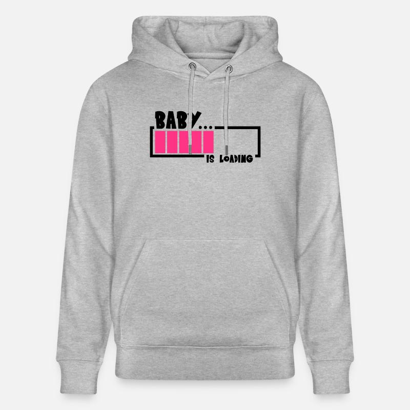 Baby Is Loading Design - Sweat à capuche bio CRUISER Stanley/Stella Unisexe - gris chiné