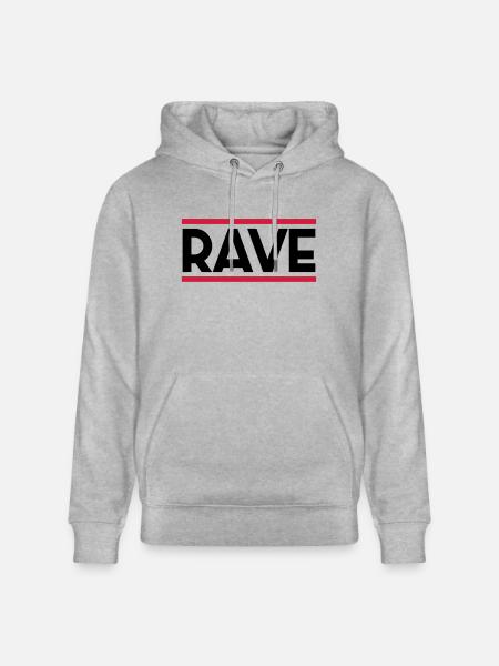 RAVE - Stanley/Stella CRUISER Unisex Organic Hoodie - heather grey
