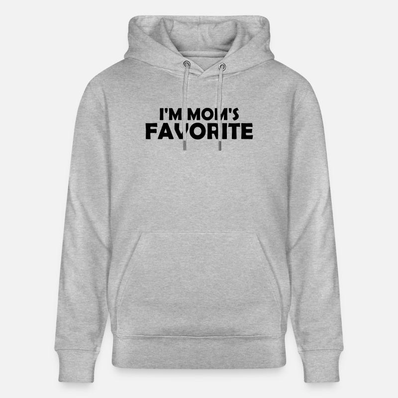 I m mom s - Stanley/Stella Unisex Bio-Hoodie CRUISER  - Grau meliert