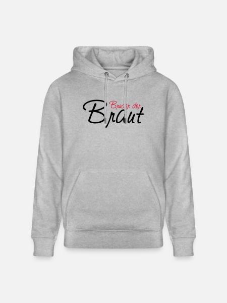 bruder_der_braut - Stanley/Stella CRUISER Unisex Organic Hoodie - heather grey