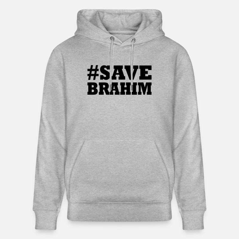 Save brahim - Sweat à capuche bio CRUISER Stanley/Stella Unisexe - gris chiné