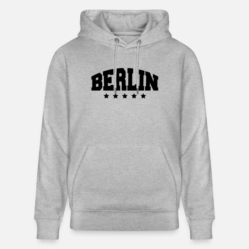 berlin_af1 - Sweat à capuche bio CRUISER Stanley/Stella Unisexe - gris chiné