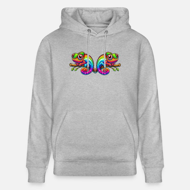 Bande dessinée Caméléon 2 - Sweat à capuche bio CRUISER Stanley/Stella Unisexe - gris chiné