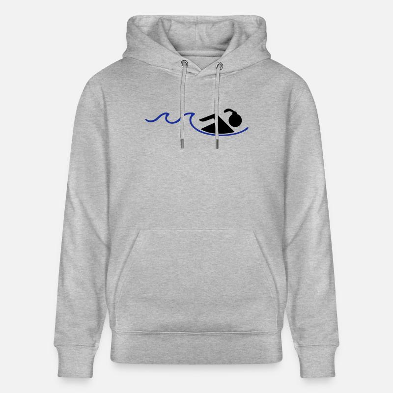 nageur - Sweat à capuche bio CRUISER Stanley/Stella Unisexe - gris chiné
