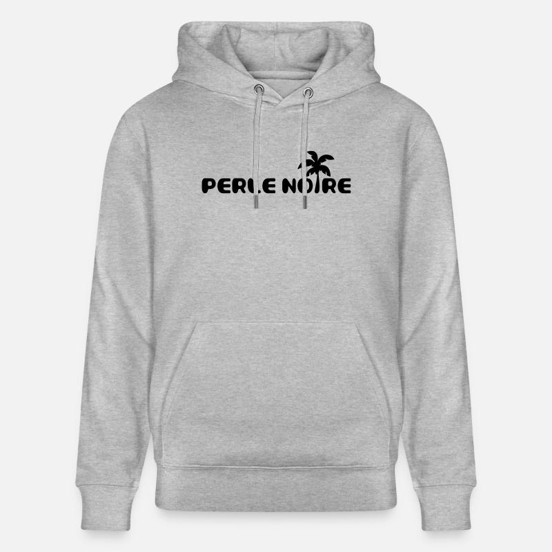 Perle Noire Palmier BXL ai - Sweat à capuche bio CRUISER Stanley/Stella Unisexe - gris chiné