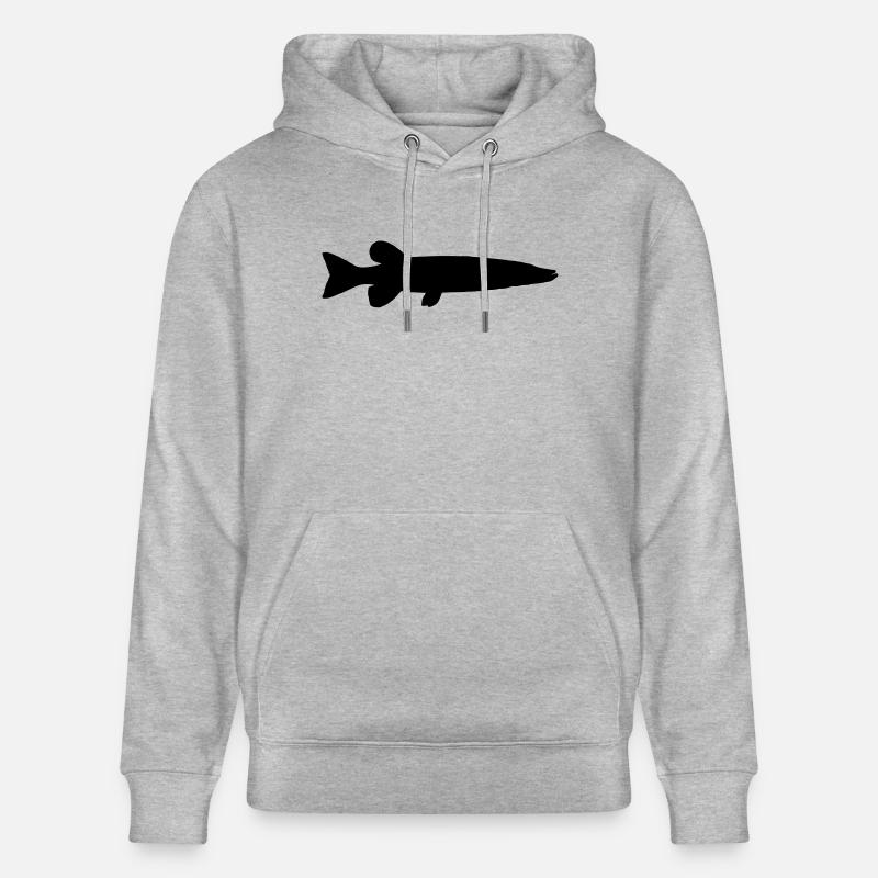 Brochet - Sweat à capuche bio CRUISER Stanley/Stella Unisexe - gris chiné