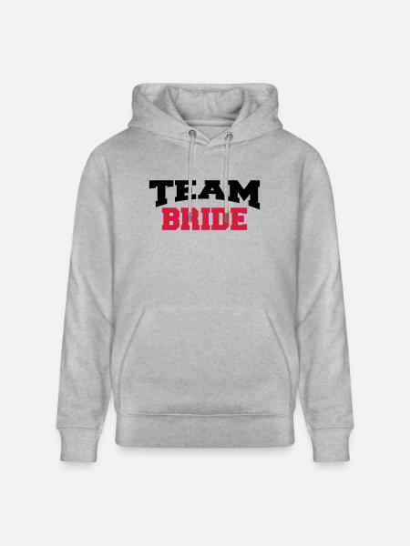 Team Bride - Sweat à capuche bio CRUISER Stanley/Stella Unisexe - gris chiné