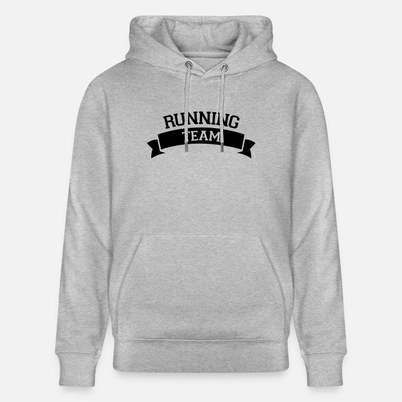 Running Team - Sweat à capuche bio CRUISER Stanley/Stella Unisexe - gris chiné