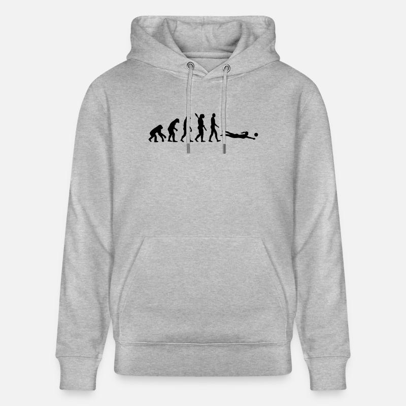 Évolution Beach volley - Sweat à capuche bio CRUISER Stanley/Stella Unisexe - gris chiné