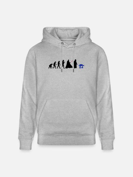 EVOLUTION DARK VADOR - Sweat à capuche bio CRUISER Stanley/Stella Unisexe - gris chiné