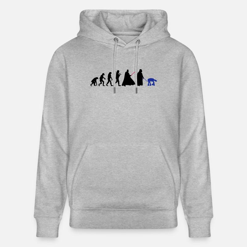 EVOLUTION DARK VADOR - Sweat à capuche bio CRUISER Stanley/Stella Unisexe - gris chiné