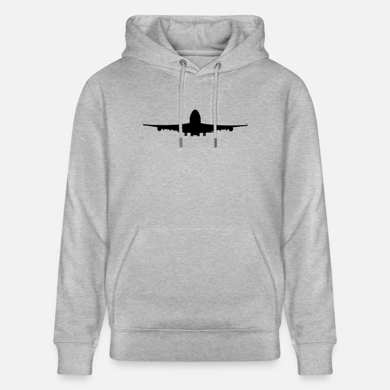 Avion - Sweat à capuche bio CRUISER Stanley/Stella Unisexe - gris chiné