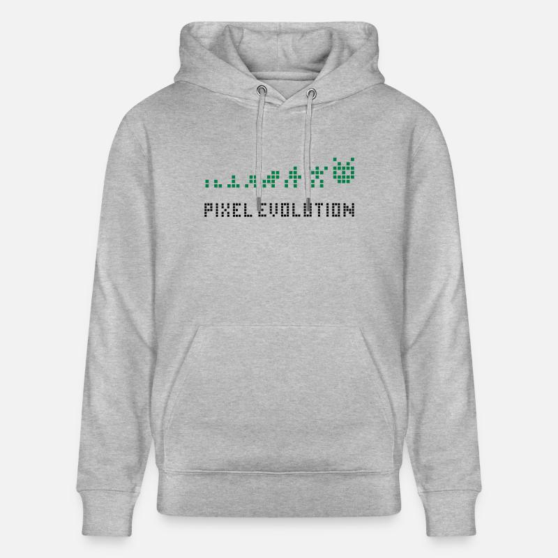 Pixel Evolution - Stanley/Stella Unisex Bio-Hoodie CRUISER  - Grau meliert