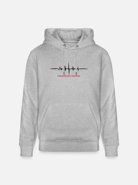 Frequenztherapie Drunk - Stanley/Stella Unisex Bio-Hoodie CRUISER - Grau meliert