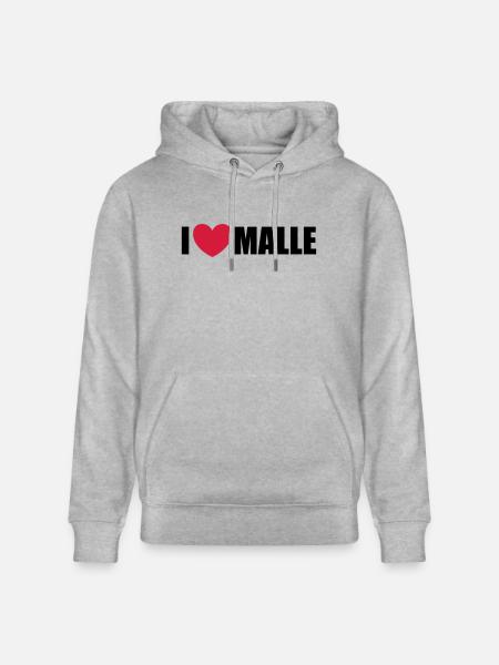 Malle - Stanley/Stella Unisex Bio-Hoodie CRUISER - Grau meliert