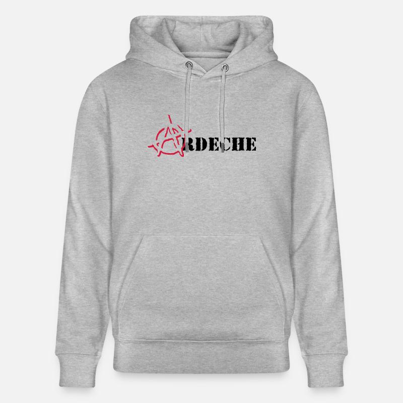 Anarchy Ardeche - Sweat à capuche bio CRUISER Stanley/Stella Unisexe - gris chiné