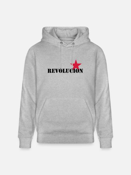 Revolucion - Stanley/Stella CRUISER Unisex Organic Hoodie - heather grey