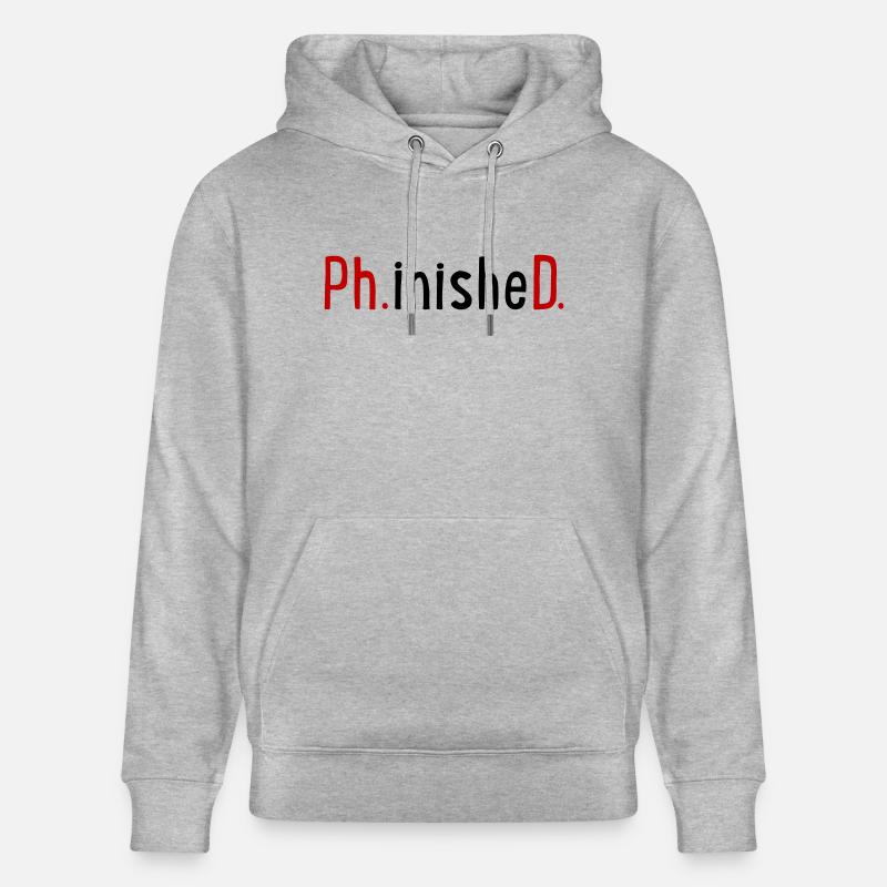 Ph.D. - Sweat à capuche bio CRUISER Stanley/Stella Unisexe - gris chiné