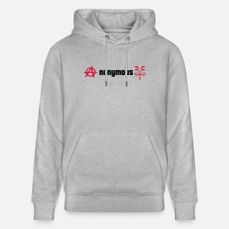 Anonymous - Stanley/Stella Unisex Bio-Hoodie CRUISER  - Grau meliert