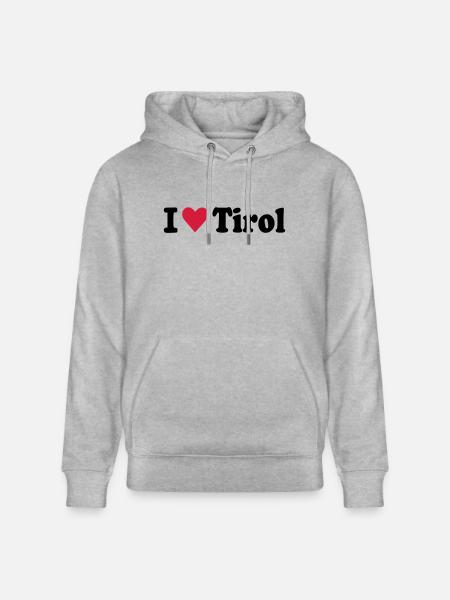 Tirol - Stanley/Stella Unisex Bio-Hoodie CRUISER - Grau meliert