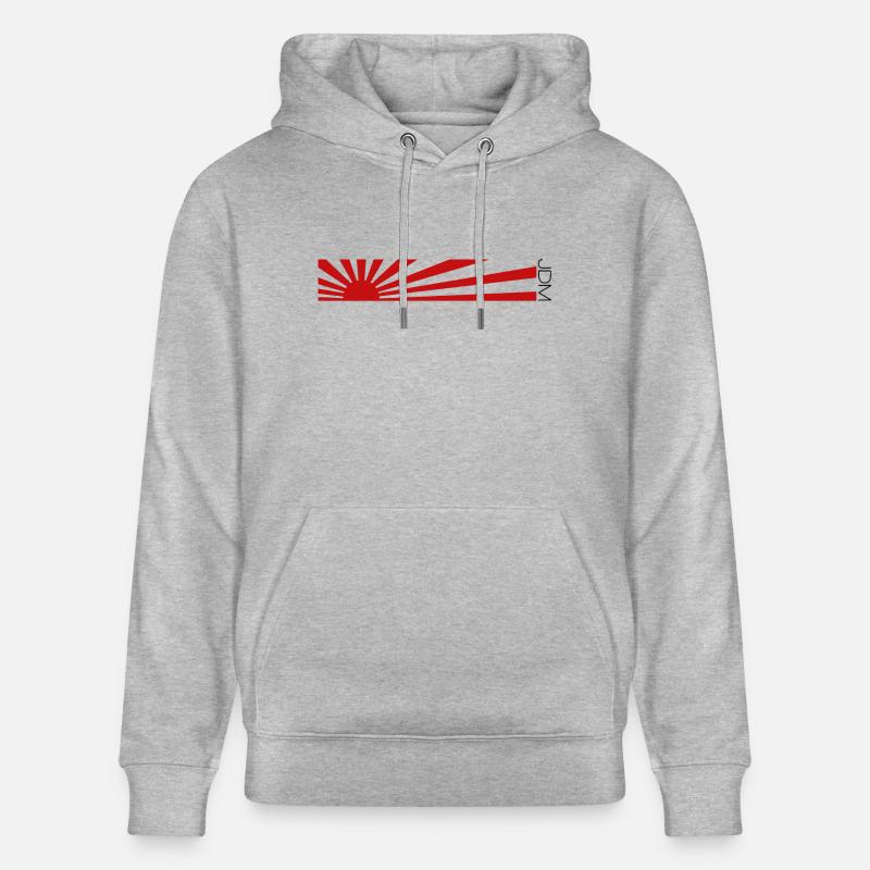 Conception de drapeau JDM - Sweat à capuche bio CRUISER Stanley/Stella Unisexe - gris chiné