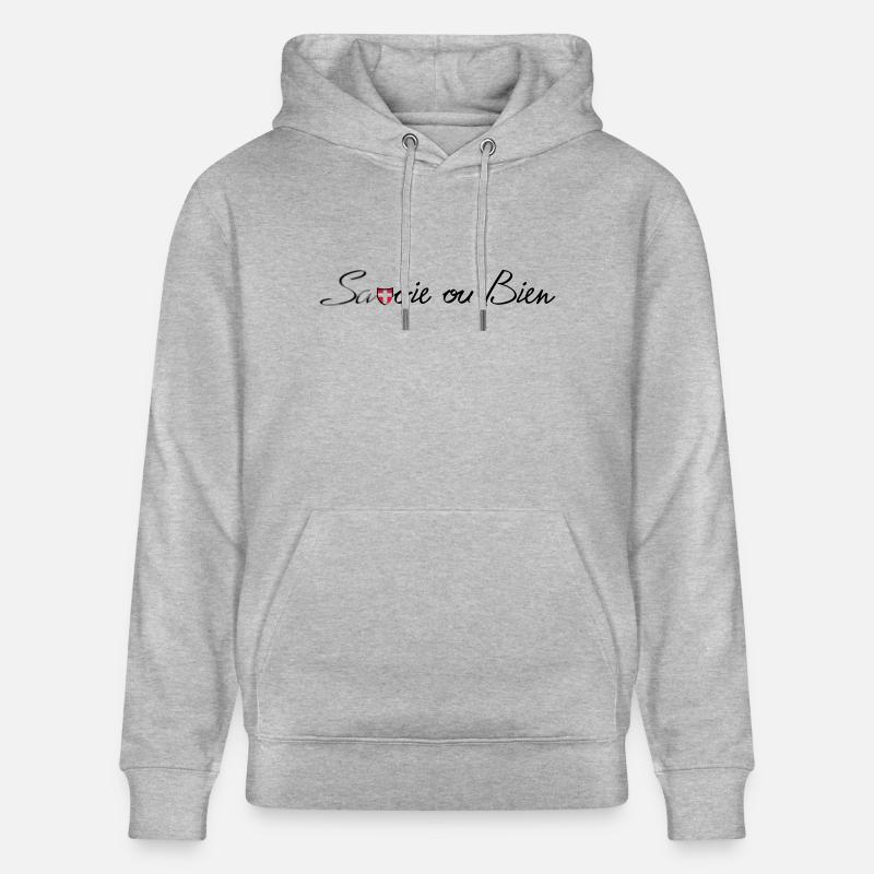 savoie ou bien - Sweat à capuche bio CRUISER Stanley/Stella Unisexe - gris chiné