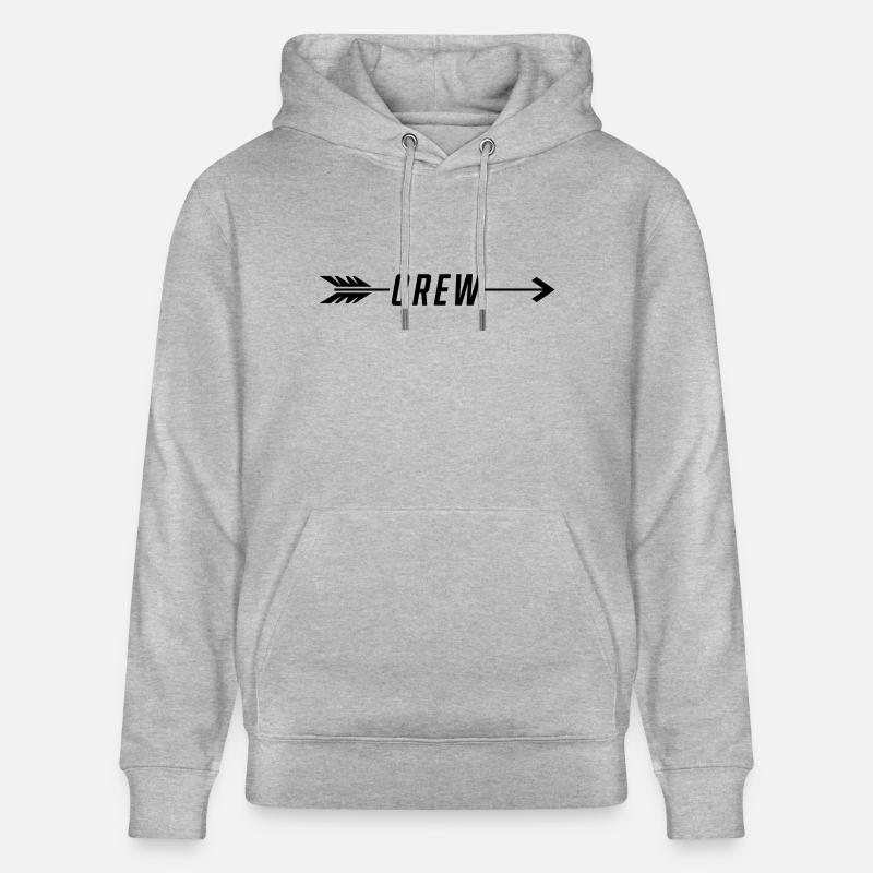 Flèche de l’équipage - Sweat à capuche bio CRUISER Stanley/Stella Unisexe - gris chiné