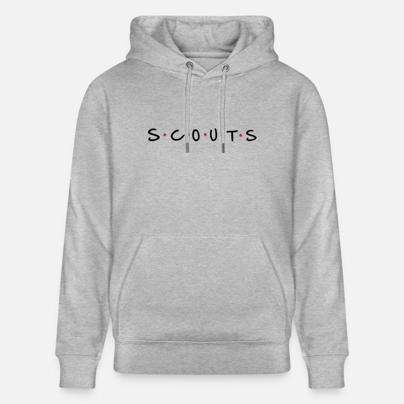 Scouts - Sweat à capuche bio CRUISER Stanley/Stella Unisexe - gris chiné