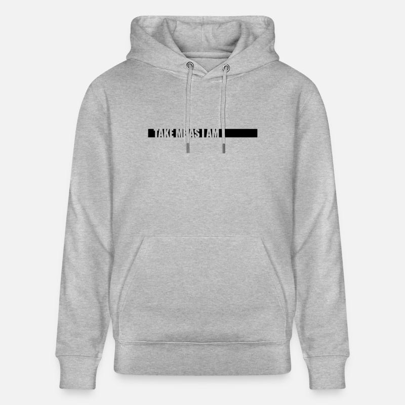 Logo Emmenez-moi - Sweat à capuche bio CRUISER Stanley/Stella Unisexe - gris chiné