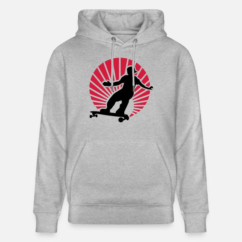 longboard - Sweat à capuche bio CRUISER Stanley/Stella Unisexe - gris chiné