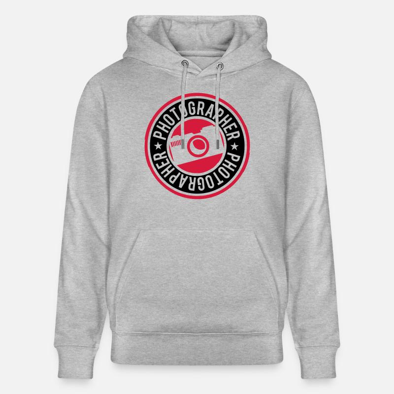 Timbre Conception photographe - Sweat à capuche bio CRUISER Stanley/Stella Unisexe - gris chiné