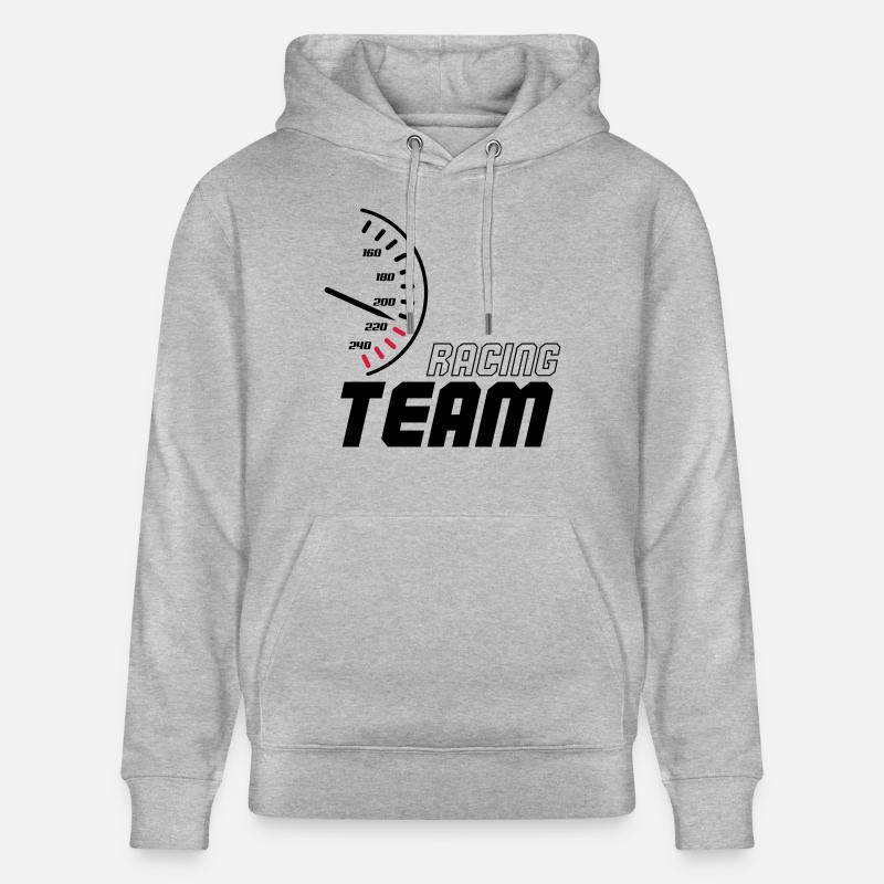 racing_team_01 - Sweat à capuche bio CRUISER Stanley/Stella Unisexe - gris chiné